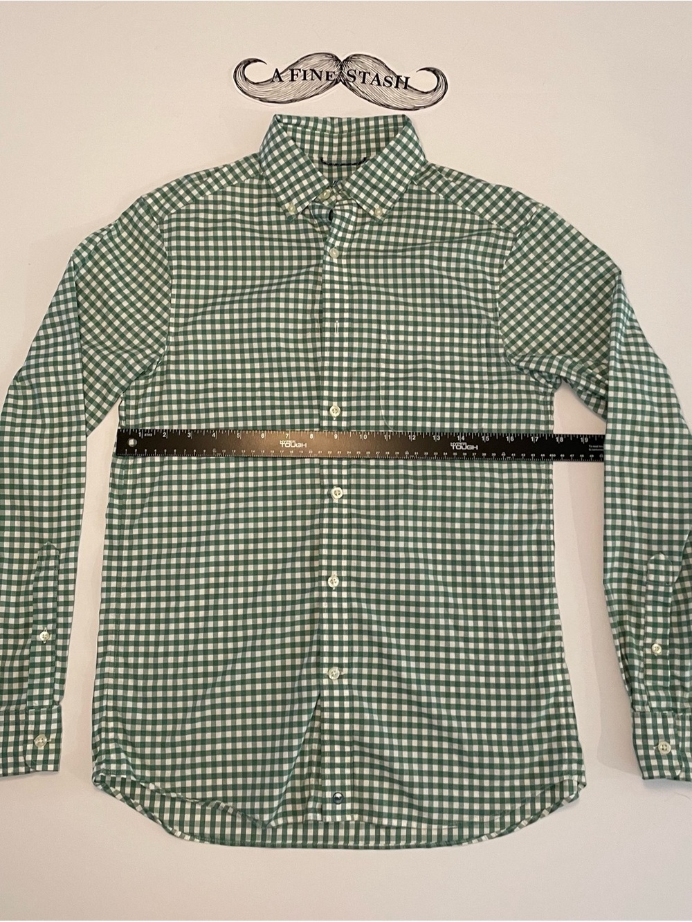 Vineyard Vines Mens XS On The Go Perfformance Brrr Gingham Shirt Green